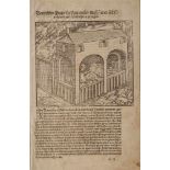Petrarcameister (15./16. Jahrhundert), Holzschnitt: Vom Leben Francisci Petrarchae, um1500, ca. 28 x