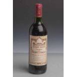 Eine Flasche Rotwein, Chateau Pontet Clauzure, 1974, Saint Emilion Grand Cru, Frankreich,Appellation