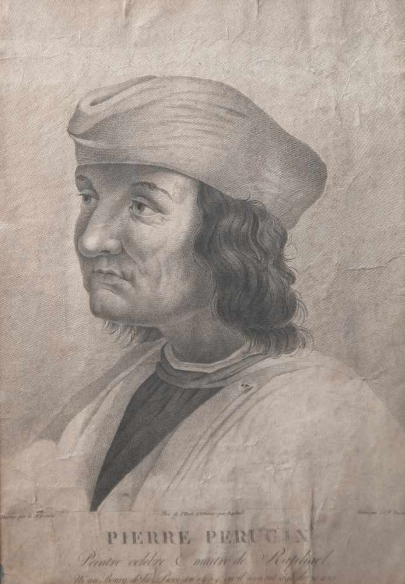 Tassaert, Jean Joseph François (1765-1835), Porträt von Pierre Perugin, nach der Zeichnungvon