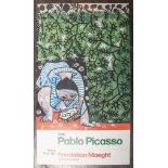Picasso, Pablo (1881 - 1973), Ausstellungsplakat für Picasso-Ausstellung in der FondationMaeght in