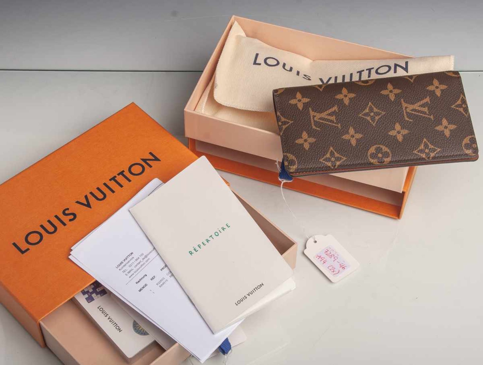 Louis Vuitton-Set, zwei Teile, bestehend aus: Monogram Agenda-Poth Men's Women's Handbookcover,