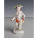 Figurine "Allegorie auf den Herbst" (Meissen, blaue Schwertermarke, Pfeifferzeit), Modellnach Johann