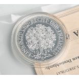 5 Reichsmark "Einigkeit und Recht und Freiheit, 1929", Replikat (BRD 2003), 999/1000Silber, 5000