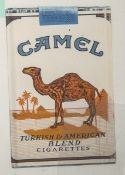 Handgezeichnetes Werbeplakat "Camel" (20. Jahrhundert), Aquarell/Acryl/Karton, Inschrift"Turkish