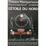 "L'Etoile Du Nord" (Veranstaltungsplakat), Théatre Montparnasse, 31 rue de la Gaité(Paris), ca. 60 x