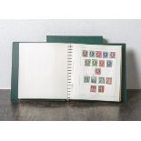 Briefmarkensätze "Berlin 1948 - 1975", vollständig, im grünen Sammelalbum m.Schutzkassette,
