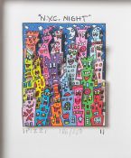 Rizzi, James (1950 in New York City-2011, New York City), "N.Y.C. Night", 2011, 3D-Grafik,oben