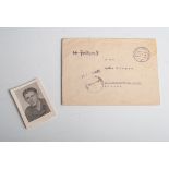 SS-Feldpostbriefumschlag (Drittes Reich), Brief eines Soldaten vom Lager in Dachau an Fr.Anezka