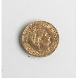 10 Gulden "Königin Wilhelmina" (Niederlanden, 1933), 900/1000 Gold, Rs.: Wappen m. Krone,Königin der