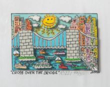 Rizzi, James (1950 in New York City-2011, New York City), "Cross Over The Bridge", 2002,3D-Grafik,
