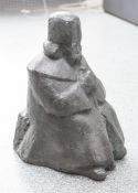 Kruk, Georg (1911-1986), "Sitzender orthodoxer Geistlicher", Bronze, H. ca. 54 cm.- - -21.00 %