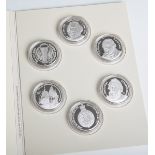 10-DM-Gedenkausgabe (BRD, 1983), Kupfer/Nickel/999 Silberveredelung, 6 Stück, bestehendaus: 100.