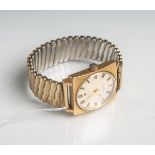 Herrenarmbanduhr "Tissot" (Seastar Seven, wohl 1950/60er Jahre), Automatik, Stretchband,vergoldet.