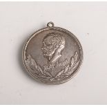 Medaille als Anhänger "Rudolf Diesel. Geburtsstätte des Dieselmotors. 1898 - 1897",Silber, Dm. ca.