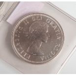 One Dollar "Elizabeth II. Dei Gratia Regina" (Canada, 1964), Silber, Rs.: CharlottetownQuebec,