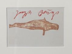 Beuys, Joseph (1921 - 1986), "Robbe I", 1948, Farboffset, mittig u. sign., Blattgröße ca.9,5 x 14