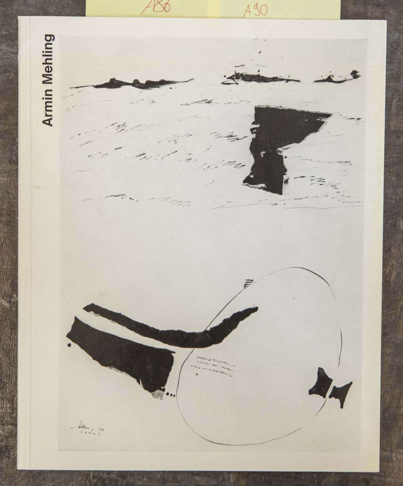 Mehling, Armin, Werkverzeichnis, Bochum 1971, mit persönlicher Widmung des Künstlers,Herstellung