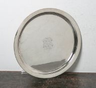 Großes Silbertablett (Feingehalt 925/Sterling Silber, wohl aus China, Anfang 20.Jahrhundert),