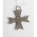 Kriegsverdienstkreuz (2. WK), Drittes Reich, 2. Klasse, ohne Schwerter, 1939. Getragen.- - -21.