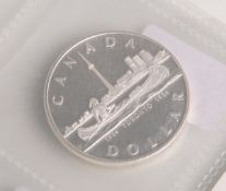 One Dollar "Elisabeth II." (Kanada, 1984), Silber, Toronto, Münzprägestätte: RoyalCanadian Mint, Dm.