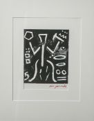 Penck, A. R. (1939 - 2017), "Konzept G", 1980, multiple, re. u. handsign., Blattgröße ca.13,5 x 10