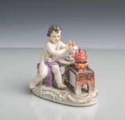 Figurine "Allegorie des Feuers" (Meissen, Unterbodenmarke, 20. Jahrhundert), Serie der 4Elemente,