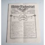 "Militär-Wochenblatt" (1. WK, Kaiserreich), Zeitung vom 15. Juni 1915, Ausgabe 106 "UnsereHelden".