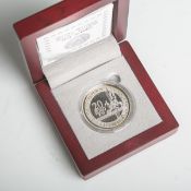 20-Euro-Gedenkmünze "Berlin 1989 - 2014" (Belgien, 2014), 925/1000 Silber, Aufl. 15.000,Dm. ca. 3,