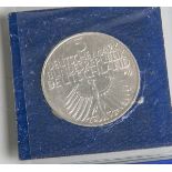 5-DM-Jubiläumsmünze "100 Jahre Germanisches Museum Nürnberg" (BRD, 1952), Silber 625/1000,Entw.:
