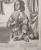 Hollar, Wenceslaus (1607 - 1677), Kupferstich "Summer" (aus 4 Jahreszeiten), in der Plattesign. u.