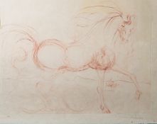 Salvador Dalí (1904-1989), "Pferd", Radierung/Japanpapier, re. u. sign. u. li. u. bez.(A.P.),