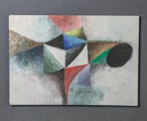 Wittler, Arrigo (1918-2004), Kubistische Komposition, Tempera/Holzplatte, re. u. sign.,auf