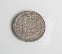 2/3 Taler "Friedrich III." (Preussen, 1689), Silber, "Brandenb. Moneta Nova", Dm. ca. 3,8cm, Gewicht