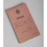 Militärpass Landsturmmann Phillip Knapp, Jahresklasse 1916, Nr. 683 Feldartillerie, 2.Rekruten-