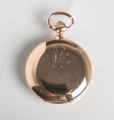 Herrentaschenuhr "Union" 585 RG/GG/14K (Reichskrone in Sonnenzeichen, Deutschland /