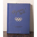 Zigaretten-Bilderalbum "Olympia 1932. Die X. Olympischen Spiele in Los Angeles 1932",Weimarer