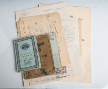 Nachlass eines Soldaten Ernst-Günter Tillmann (2. WK), Drittes Reich, bestehend aus: 1xSoldbuch /