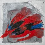 Jani (geb. 1946), "Stierkampfarena", Acryl/Lw., re. u. sign., rs. bez., ca. 40 x 40 cm,gerahmt. In