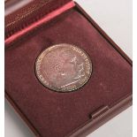 5 Reichsmark "Paul v. Hindenburg 1847 - 1934" (1936), Drittes Reich, Silber 900/1000, Rs.: