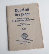 Berndt, Alfred-Ingemar, "Das Lied der Front. Liedersammlung des großdeutschen Rundfunks"(Drittes