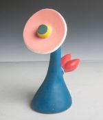 Alt, Otmar (geb. 1940), Skulptur "Blume", Keramik, farbig bemalt, Unterboden gemarkt:"29/40, O.