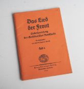 Berndt, Alfred-Ingemar, "Das Lied der Front. Liedersammlung des großdeutschen Rundfunks"(Drittes