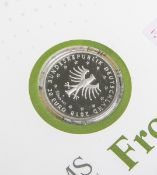 20-Euro-Gedenmünze "Froschkönig" (BRD, 2018), 925/1000 Silber, Grimms Märchen, Entw.: A.K.Hentschel,