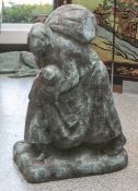 Kruk, Georg (1911-1986), "Waisenkind", 1958, Bronze, rs. sign., H. ca. 59 cm.- - -21.00 % buyer's