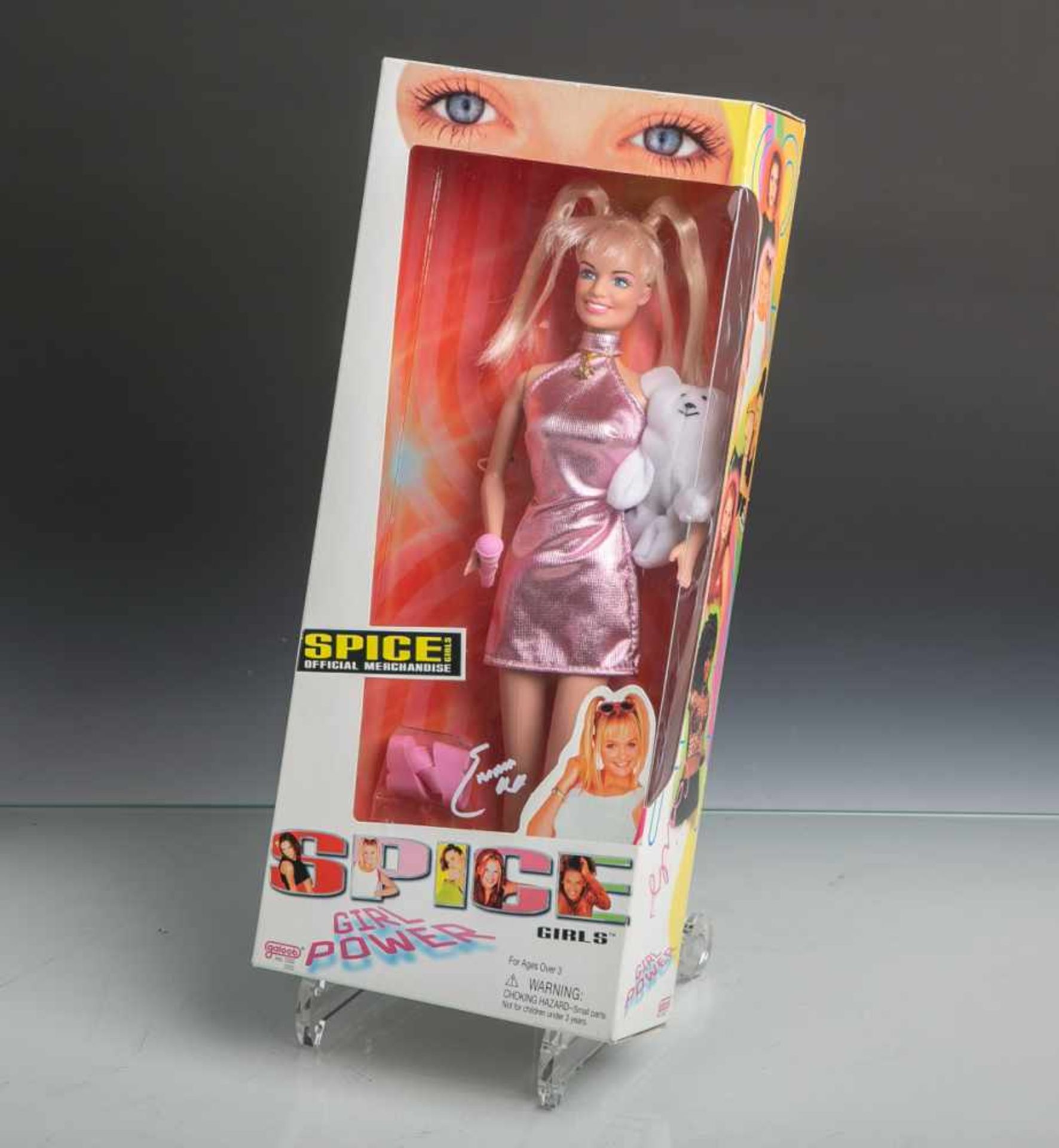 Promi-Puppe, "Emma" / Spice Girls (Galoob Toys, 1997), Serie "Girl Power", Modellnr.23502, m.