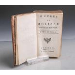 Buch "Oeuvre de Moliere", neue Ausgabe, Band 2, A Londres Verlag, 1784, 323 S.,Ledereinband,