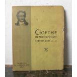 Alter Versteigerungskatalog (Ende 19. Jahrhundert), "Goethe im Mittelpunkte seiner Zeit",