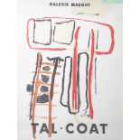 Tal-Coat (Künstlerplakat), Galerie Maeght, Größe ca. 62,5 x 47,5 cm.- - -21.00 % buyer's premium