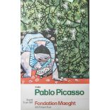 Salle Pablo Picasso (Ausstellungsplakat), Fondation Maeght, 06570 Saint-Paul, 15 avril-15juin