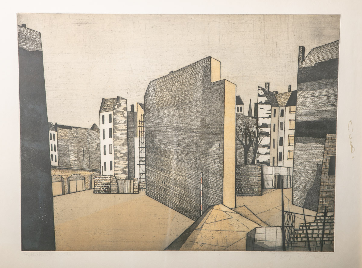 Kügler, Rudolf (1921-2013), bez. "Berlin" (1958), Farbaquatinta, unten rechts signiert u.datiert (